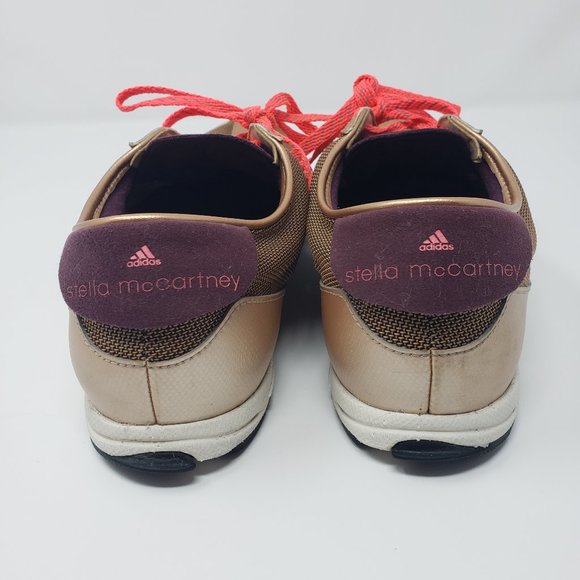 Adidas Stella McCartney Rose Gold Mesh Tennis Shoe - Picture 5 of 7